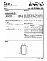 DataSheet CD74HCT174 pdf
